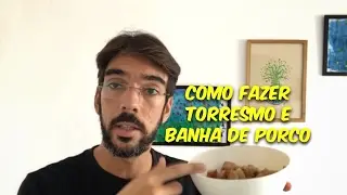 Como fazer torresmo e extrair a banha do porco | Treino de Hoje
