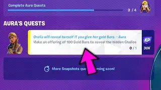 Stage 1 of 3 - Make an offering of 100 Gold Bars to reveal the hidden Chalice
