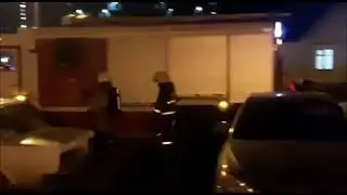 Астрахань . Пожар на Улице Ахшарумова