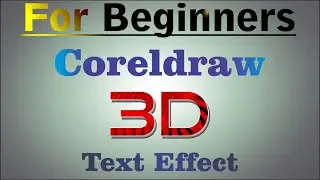 3d Text Effect in Coreldraw
