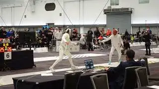 Exciting Last Relay In Japan Vs Usa Team Bout Vancouver 2023 Men's Epee Team