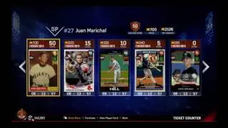 MLB The Show 17 New Level 50 Awards In Ticket Counter