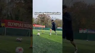 ❗️ATTACKING MIDFIELDER SESSION❗️ #football #dribbling #footballskils #footballshorts #soccer #fy