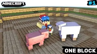 I BECAME GOJO IN ONE BLOCK | MINECRAFT | #minecraft #gojo #1