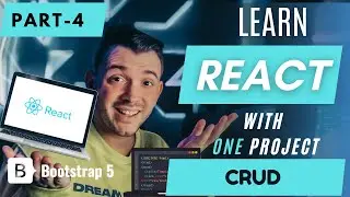 CRUD(List & create) | Part 4: Learn ReactJS 2025 with Project in 2hrs|React Tutorial for Beginners