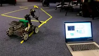Autonomous line following with breaks and junctions