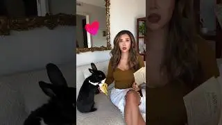 Делиться надо 😁 #кролик_банан