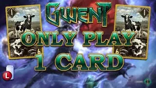 ONLY PLAY THE LEFT CARD - GWENT PATIENCE IS A VIRTUE APRIL FOOLS MEME