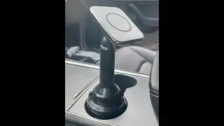 Easy Peasy MagSafe Car Charger 🚗⚡ | Aporia Cup Holder Mount | No Plugging, Just Snap & Go!