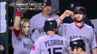2011/09/28 Pedroia's solo homer