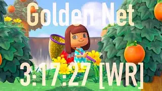 ✨Animal Crossing New Horizons Golden Net in 3:17:27 [Former WR]✨