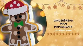 Gingerbread man Papercraft