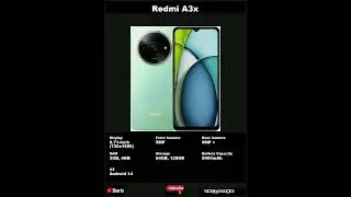 Redmi A3x SmartPhone Features|Shorts