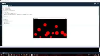 processing 3 programming environment (BALL PHYSICS)