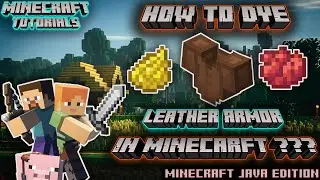 How to dye a Leather Armor in Minecraft?