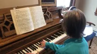 Judith tickling the ivories at The Renaissance Assisted Living-De Pere