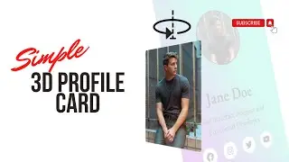 How To Make 3D Card In HTML and CSS | Create Flip Card In Css