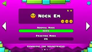 Knock Em Out! - Nock Em 100% All Coins | Geometry Dash Subzero