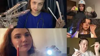 Асмр Большой медицинский осмотр на 1 час👩‍⚕️ Гинеколог, Лор, СДВГолог, Окулист, Терапевт 🩺
