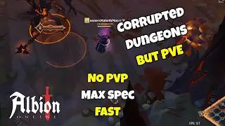 NO PVP NEEDED | Max Spec Any Gear IN ONE MORNING With Corrupted Dungeon | Albion Online