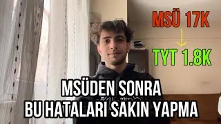 SONUÇLARIMLA TYT VE MSÜ FARKI ! | #yks #msü #tyt #ayt #yks2024