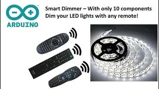 Smart dimmer   with only 10 parts using Arduino nano