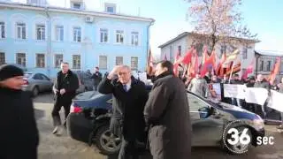 Проект 60sec №229  Касьянова закидали яйцами во Владимире