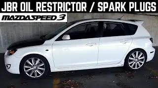 Mazdaspeed 3 -  JBR Oil Restrictor Bolt Install & NGK One Step Colder Spark Plug Gaping