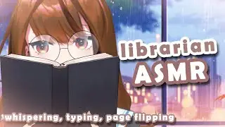 【ASMR ROLEPLAY】a rainy day with a cute librarian!?