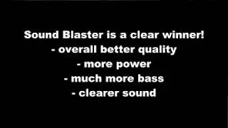 Realtek ALC1150 (Gigabyte Z170 G. K3) vs SoundBlaster Omni 5.1 - Efidier s1000db