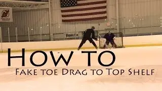 how to fake toe drag to top shelf in hockey and other easy breakaway moves