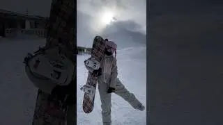 Врываюсь в зиму😎 Архыз 2500м трасса Горизонт