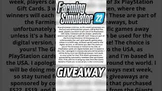 FS22 PlayStation Giveaway!