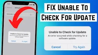 FIX Unable to Check for Update Error on iPhone/iPad ( 100% FIXED )