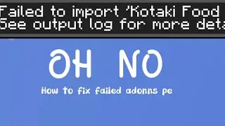 How to fix failed addons/mods