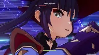 Genshin Impact (Electro Hypostasis battle)