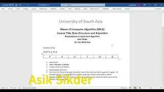 Data Structure and Algorithm | Quick Sort in an easy way.