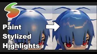 Paint Stylized Hair Highlights in Unreal Engine