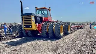 Tractors Plowing at the 2021 Half Century of Progress Show