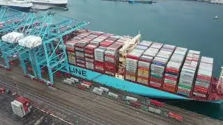 Tangier Med port Morocco  APM terminals  ميناء طنجة المتوسط