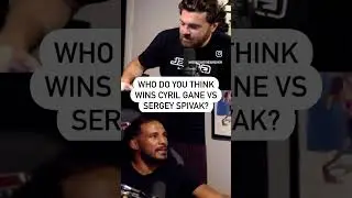 Who do you think wins Cyril Gane vs Sergey Spivak at UFC Paris? #shorts