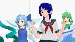 [MMD x Yandere Simulator x Touhou] Tik Tok