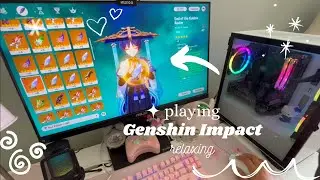 new five-star, grinding artifacts & building wanderer | genshin gameplay
