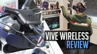 HTC VIVE WIRELESS - Lag? Image quality? Comfort? (REVIEW + Gameplay)