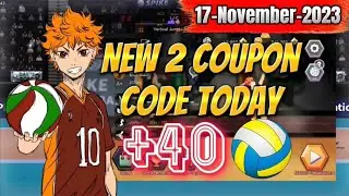 New 2 Coupon Code Today | 17-November-2023 | The Spike Volleyball Story