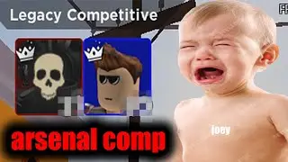Playing roblox arsenal Comp w/enriquebruv (1v1)