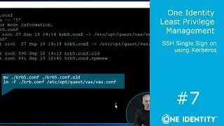 One Identity Authentication Services | Least Privilege Mgmt #7 | SSH Single Sign on using Kerberos