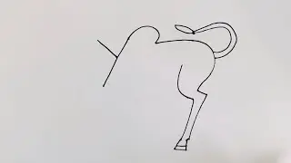How To Draw Ox With Y Letter | Ox Drawing Step by step