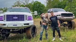 SEMA Truck MUDDING With Katie Noel!