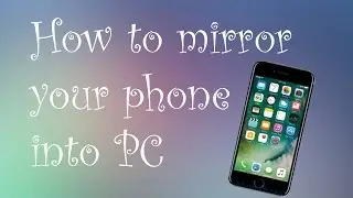 How to mirror phone screen into laptop